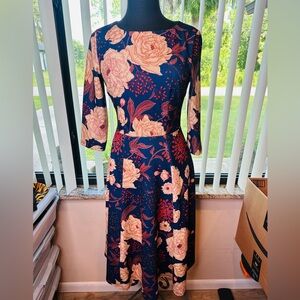 Floral Long Sleeve Dress